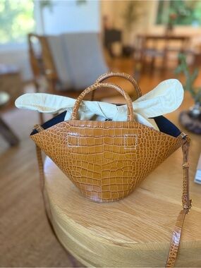 TRADEMARK Croc-Embossed Bag